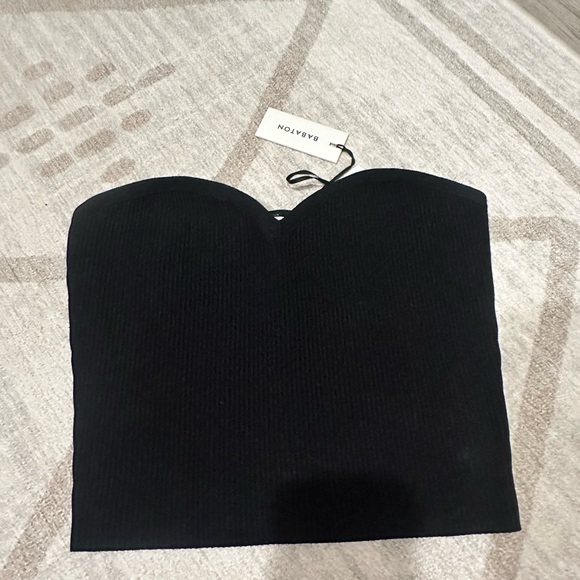 NWT Babaton Sculpt Knit Sweetheart Tube Top - Picture 5 of 7